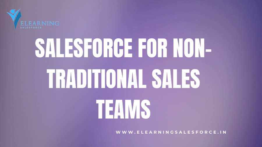 Salesforce for Non-Traditional Sales Teams