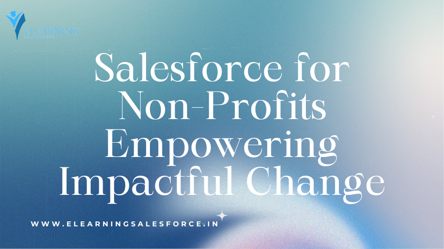 Salesforce for Non-Profits: Empowering Impactful Change