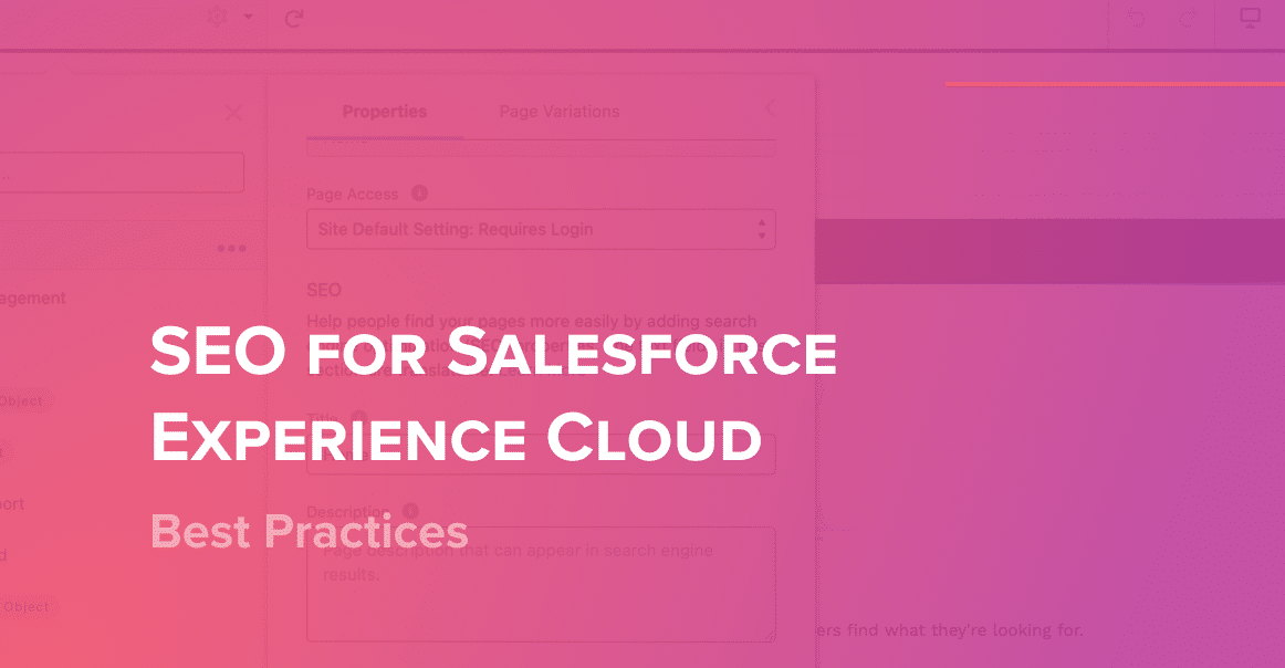 You are currently viewing SEO for Salesforce Experience Cloud Websites: Best Practices